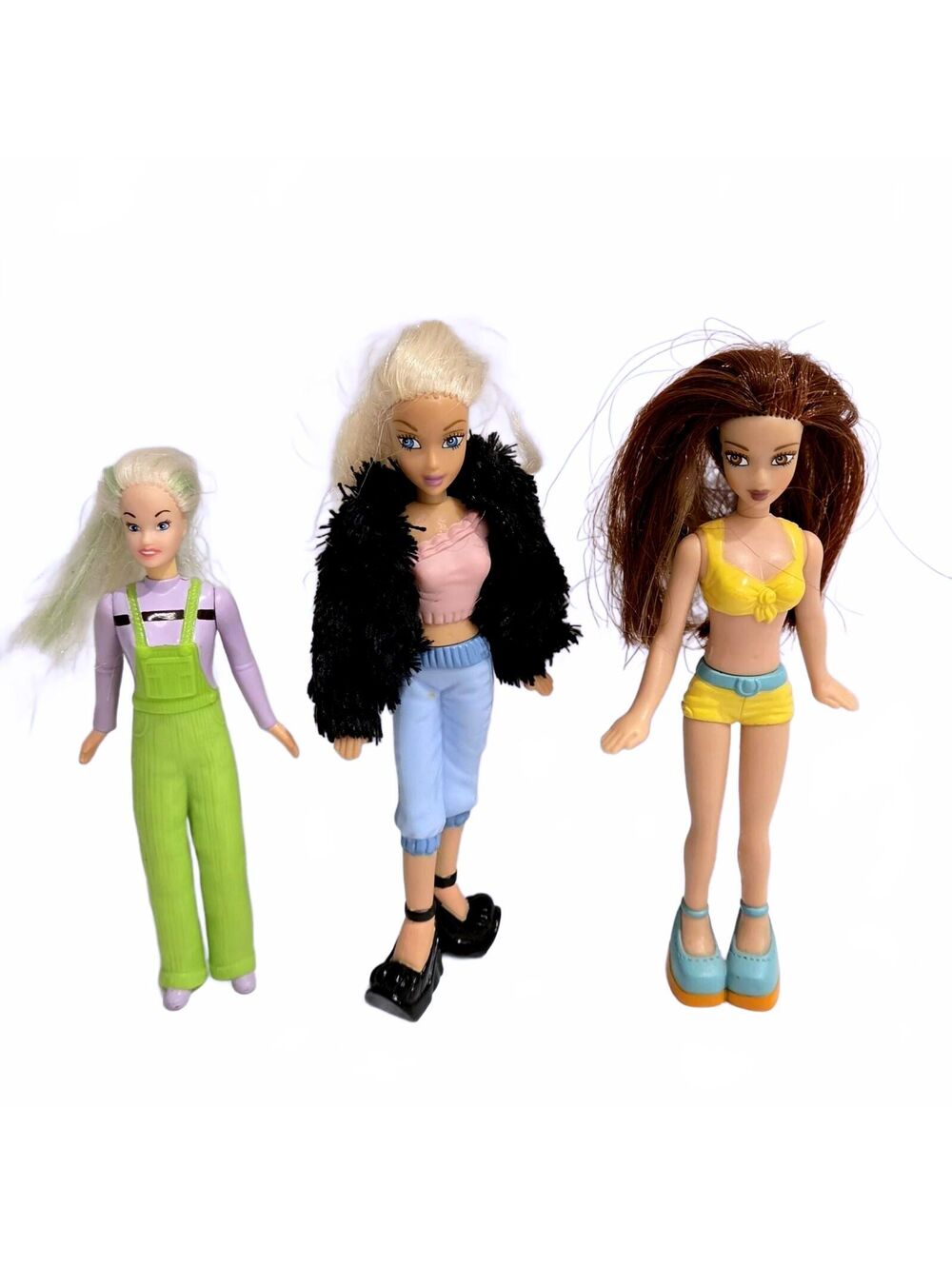 Vintage 2004 My Scene & Teen Skipper Barbie McDonald's Happy Meal 3 Mini Dolls